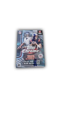 2025 Topps Chrome Football NFL Value Box Blaster  - NEU