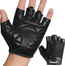 Guantes Gimnasio Cuero Premium Para Hombre Mujer Pesas Ciclismo Fitness Pro Plus