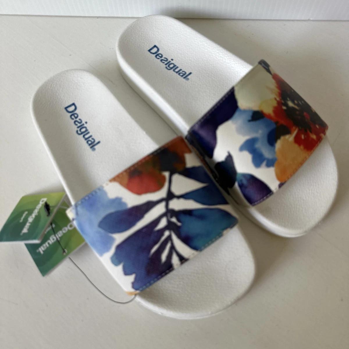 Sandales en cuir noir Desigual | La Redoute