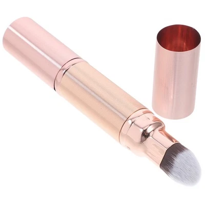 Dual-end Makeup Brush Retractable Loose Powder Brush Concealer Foundation - Image 1 of 4