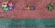 GRATEFUL DEAD PIN SAVE 40% ON 2+ PINS metal enamel set lapel lot bear skeleton