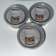 3 Yankee Candle WOODLAND WEEKEND MEMORIES Scenterpiece Easy MeltCup 2.2 oz each