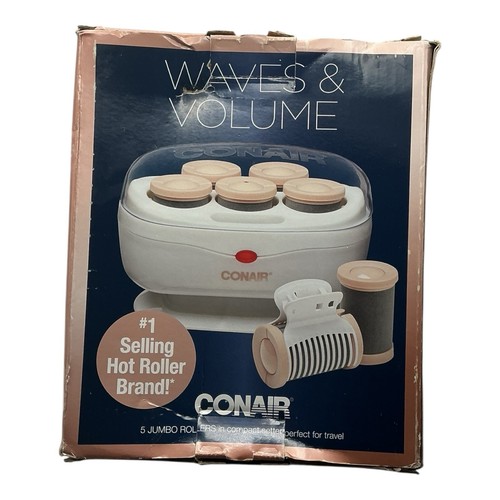 Conair - Rodillos calientes de ondas y volumen (TS7XNR) - 5 rodillos jumbo con clips - Imagen 3 de 6