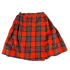 Vintage Young Teens Teachers Pet 100 Wool Kilt Girls Skirt Novelty 60s-70s