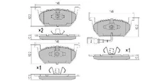 Brake Pad Set, Disc Brake FREMAX FBP-1969
