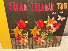 THANK YOU RSVP GREETING CARDS New w/Envelopes LOT 2"A WHOLE BUNCH STILL SMILING"