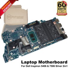 Dell Inspiron 5406 7506 Silver 2-in-1 Motherboard i7-1165G7 Quad-Core VMRNH