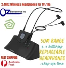 Artiste E1 Wireless TV Headphones 2.4GHz Digital Hearing Assistance 2 x battery