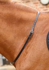 Premier Equine Altino Leather Neck Strap - Dark Brown Premier Equine
