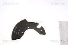 Front axle left Triscan 8125 29112 splash plate, brake disc for Audi, Skoda, VW