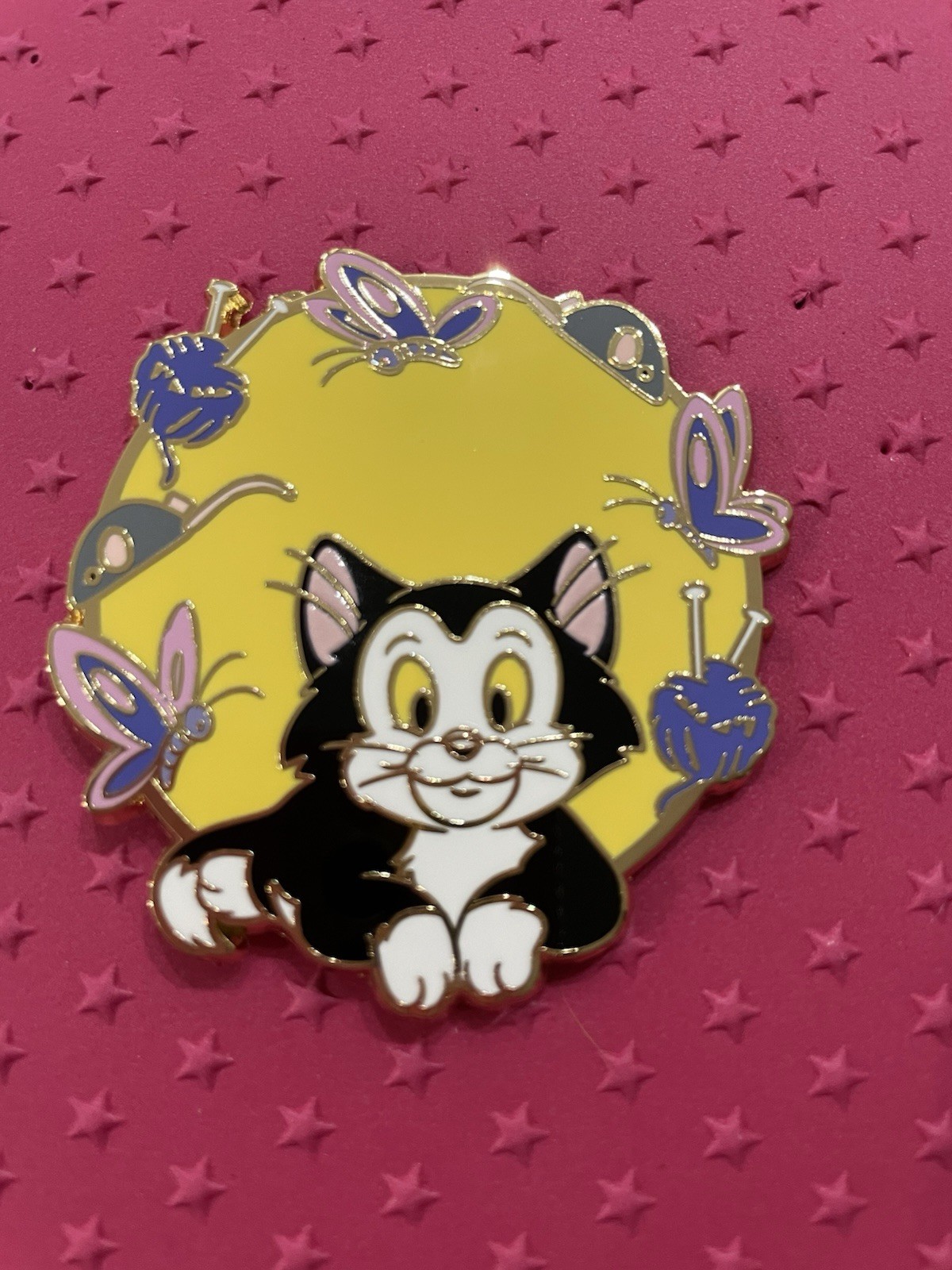 Disney PALM Pink a la Mode Figaro - Disney Cats Meowgical Moments - Mystery Pin