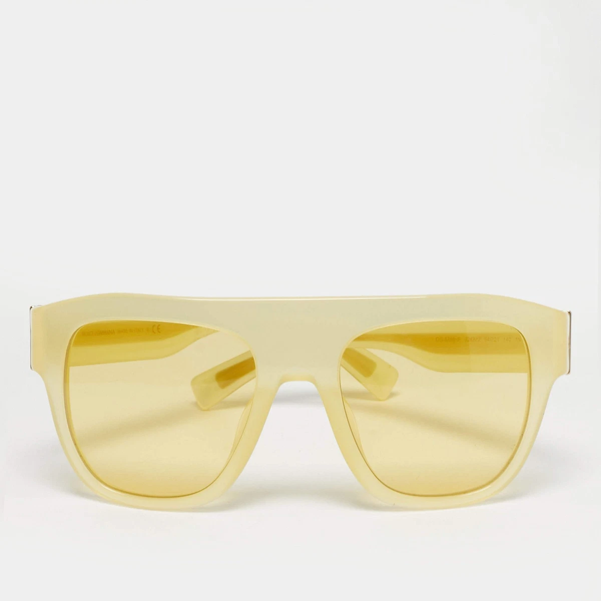 Dolce&Gabbana Yellow Square Sunglasses for Women for sale | eBay display picture 3