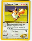 Lt. Surge's Eevee - 1st Edition - 51/132 Gym Challenge - Pokémon TCG - 2000