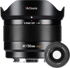 7artisans 50mm F1.8 Lite Auto Focus APS-C Large Aperture Lens for Sony E-Mount
