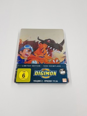Digimon Adventure Staffel 1 Volume 2 Episode 19-36 Limited Edition Steelbook NEU