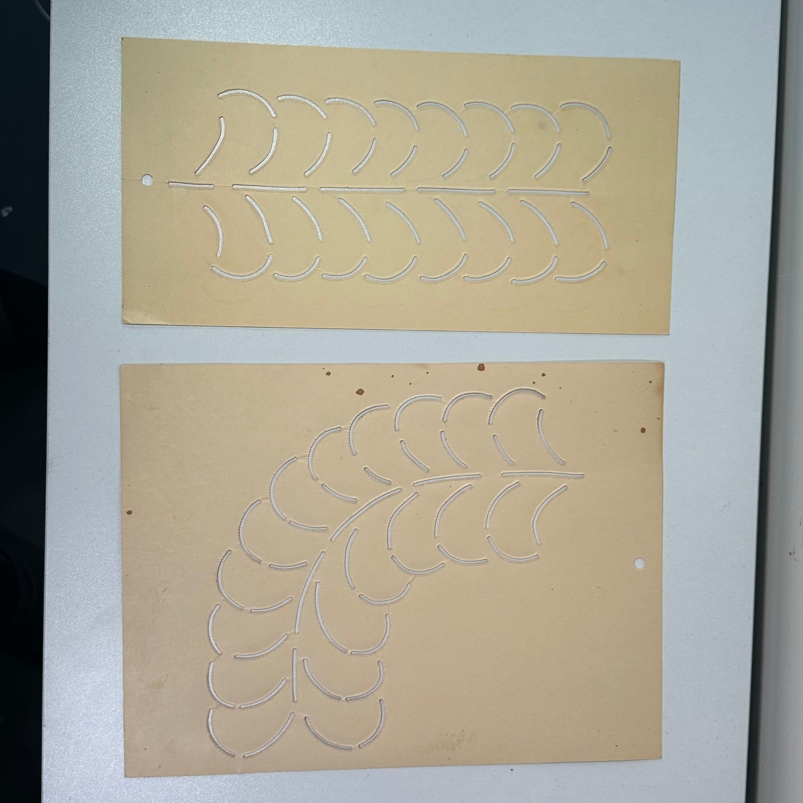 Lot of 13 Vintage Quilting Stencils Set Assorted Designs Sewing Needleart Guild