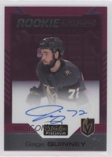 2020-21 O-Pee-Chee Platinum Rookie Matte Pink /99 Gage Quinney #R-GQ Auto 8tn