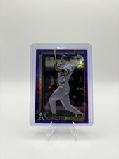 /250 Brent Rooker 2025 Topps Chrome Logofractor #54 PURPLE REFRACTOR - Athletics