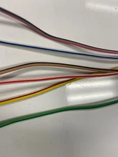 18 AWG TXL HIGH TEMP AUTOMOTIVE POWER WIRE 6 STRIPE COLORS 25 FT EA PARA