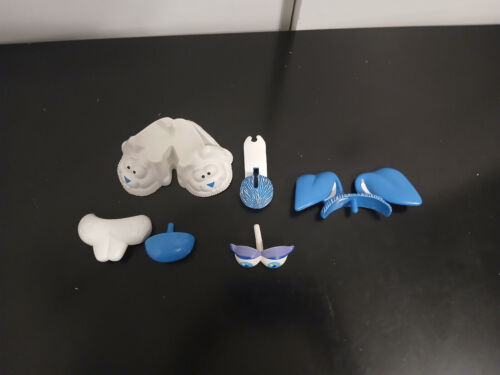 2007 Mr Potato Head Spud Bunny Easter Spring Blue Rabbit Parts Pieces - Picture 2 of 2