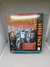 Lords of the Realm II 2 Siege Pack Big Box PCCD Win 9598