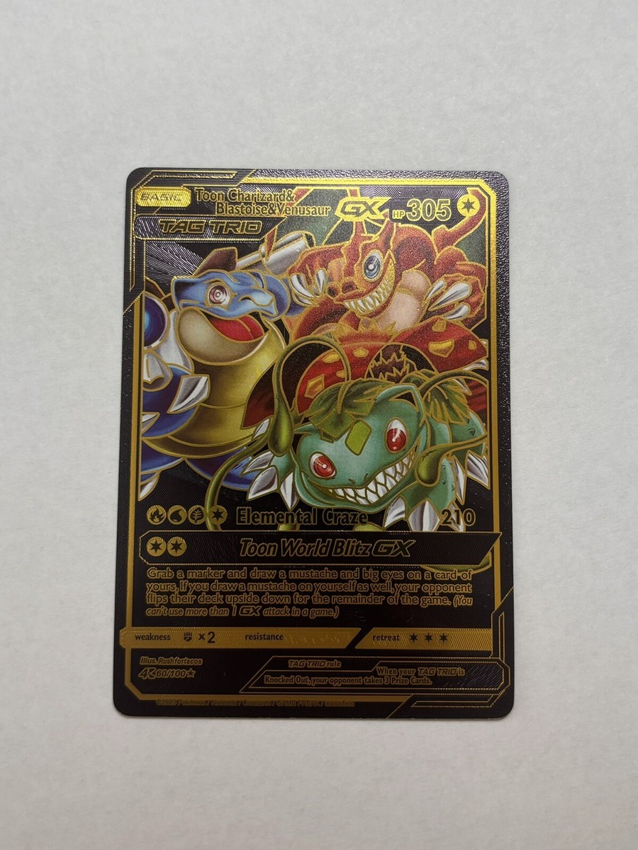 ポケモンカードゲーム VENUSAUR & CHARIZARD & BLASTOISE EX Pokemon Card Venusaur Charizard Blastoise ex & 3 coin svG