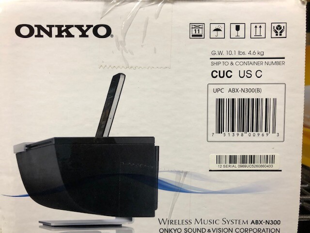 Onkyo Wireless Music System Wi-Fi, Air-Play, Alarm, iPod