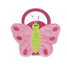 North American Bear Co. Butterfly Purse Goody Bag Pink Green Tote 3yrs NEW