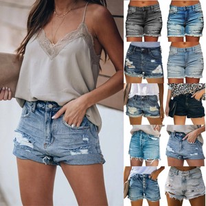 high waisted jean bermuda shorts