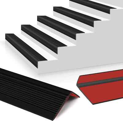 Vinyl Stair Nosing Stair Edge Protector Step Edge Trim Rubber Stair Edging Stair