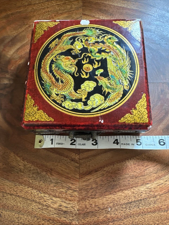 Vintage Chinese Compass And Case - Image 2 of 4