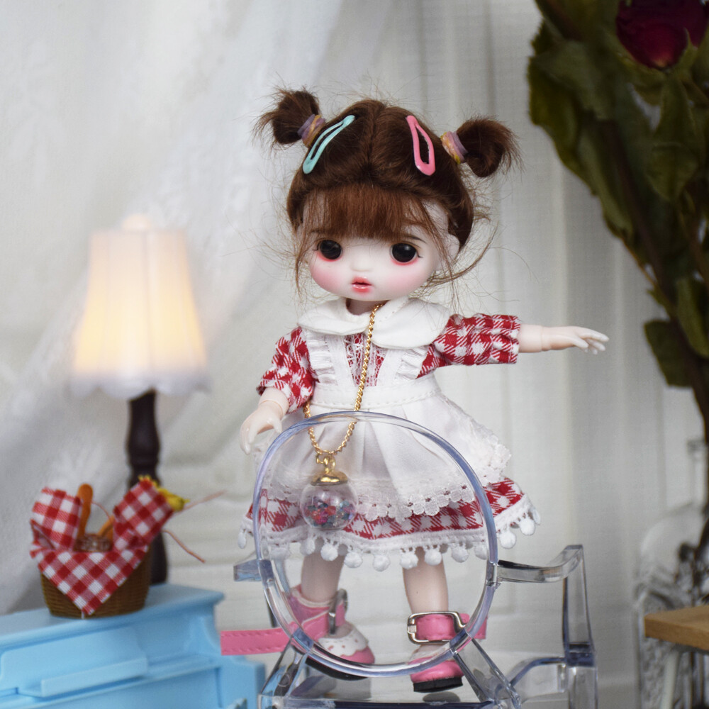 Poupée BJD 1/6 – Mignon 12″ Fille – Set Complet Maquillé – SISON BENNE