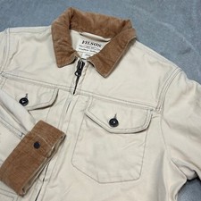 Filson Aurora Canvas Jacket Womens Small Sand Corduroy 2007 Discontinued