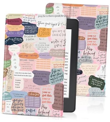 for Amazon Kindle 11th Generation Case 2022 6 Inch for Women 2-Collage text