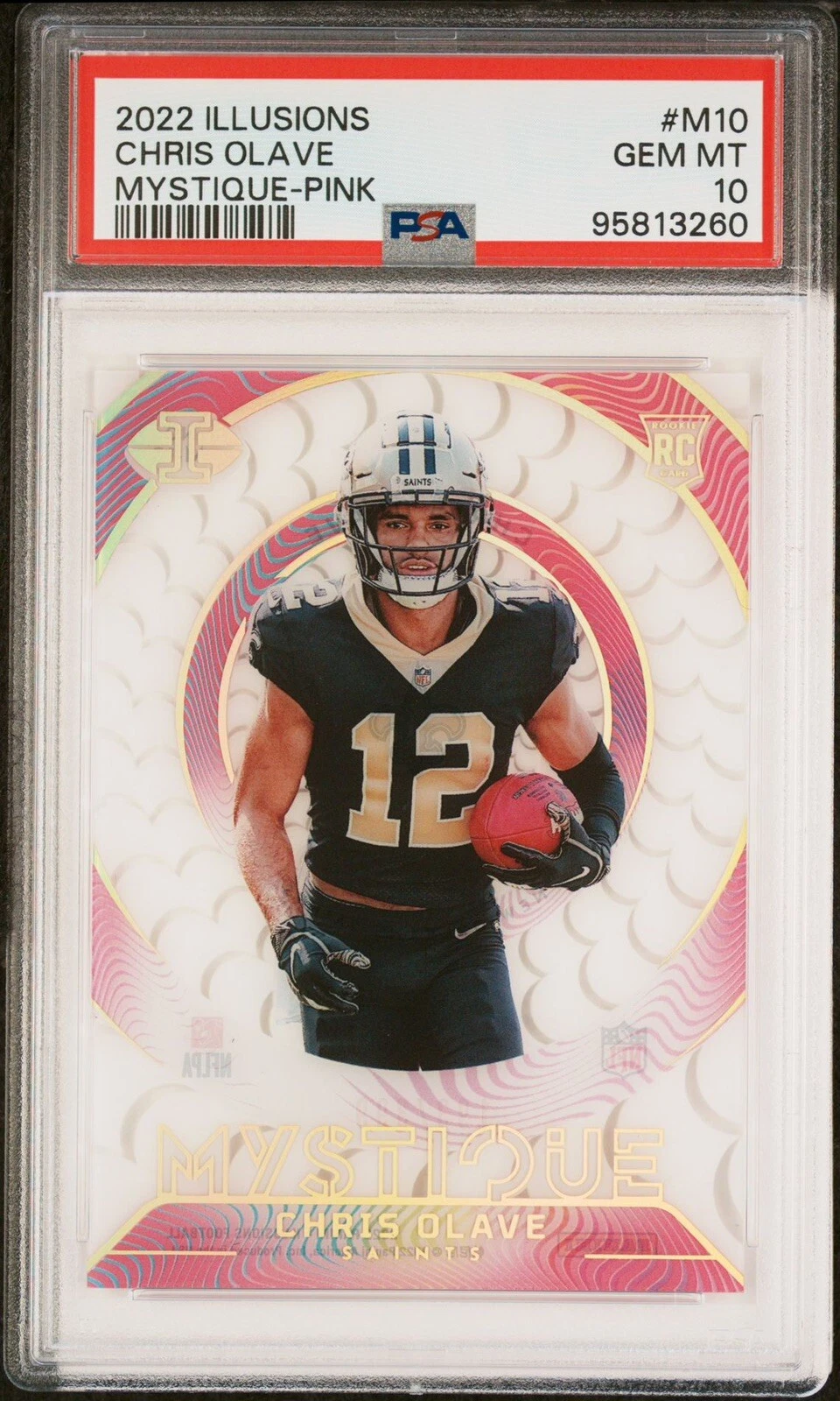 Chris Olave Panini Illusions Mystique #M10 Pink
