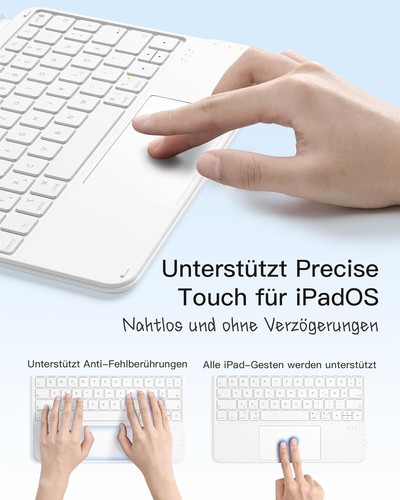 Inateck Hülle Tastatur Ultraleichte iPad 11 Gen. A16,iPad 10,Air 7/6,Pro 11 10.9 - Bild 7 von 8