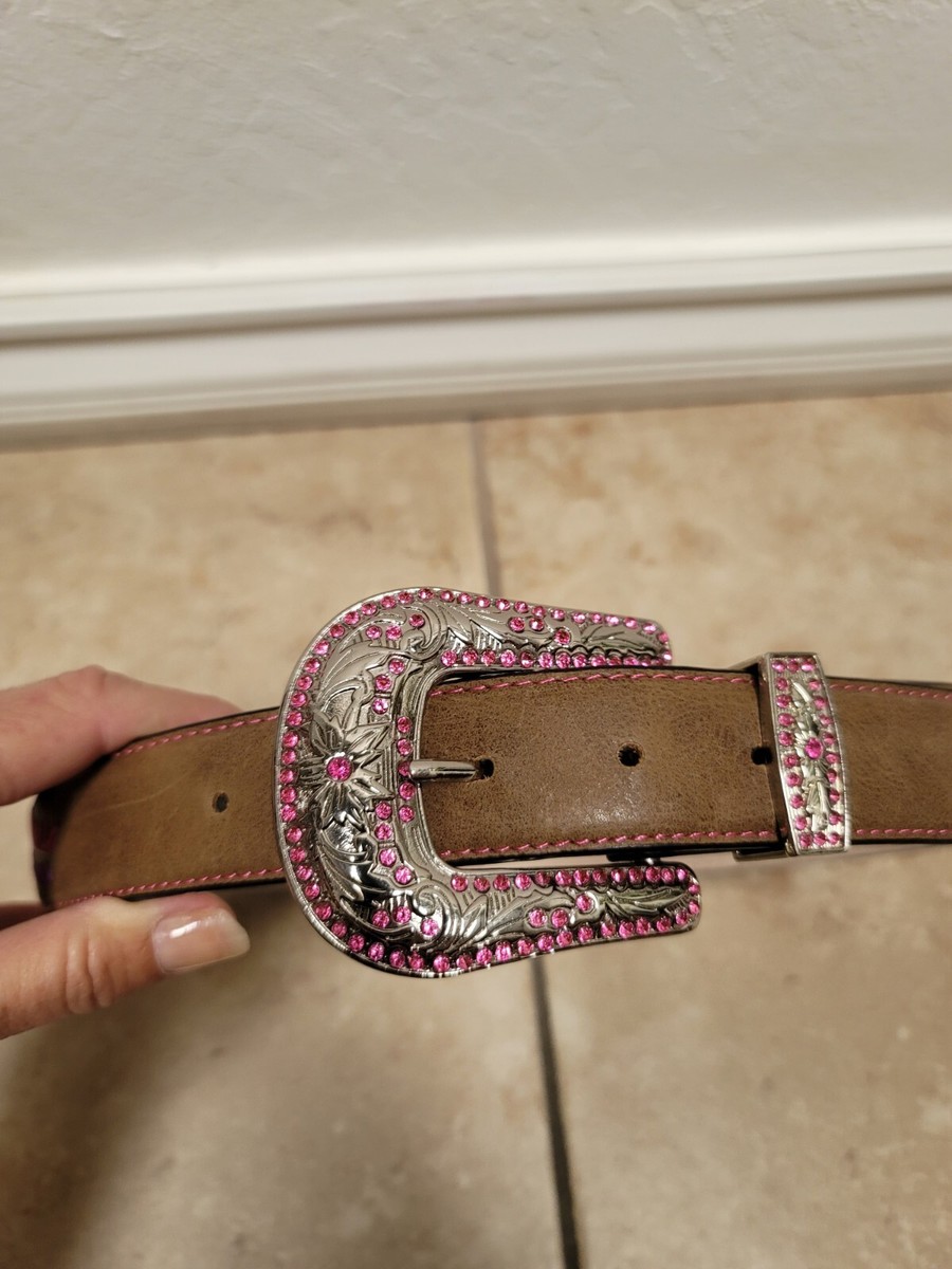 NWOT BLAZIN ROXX EMBROIDERED LEATHER COWGIRL BELT W  display picture 2
