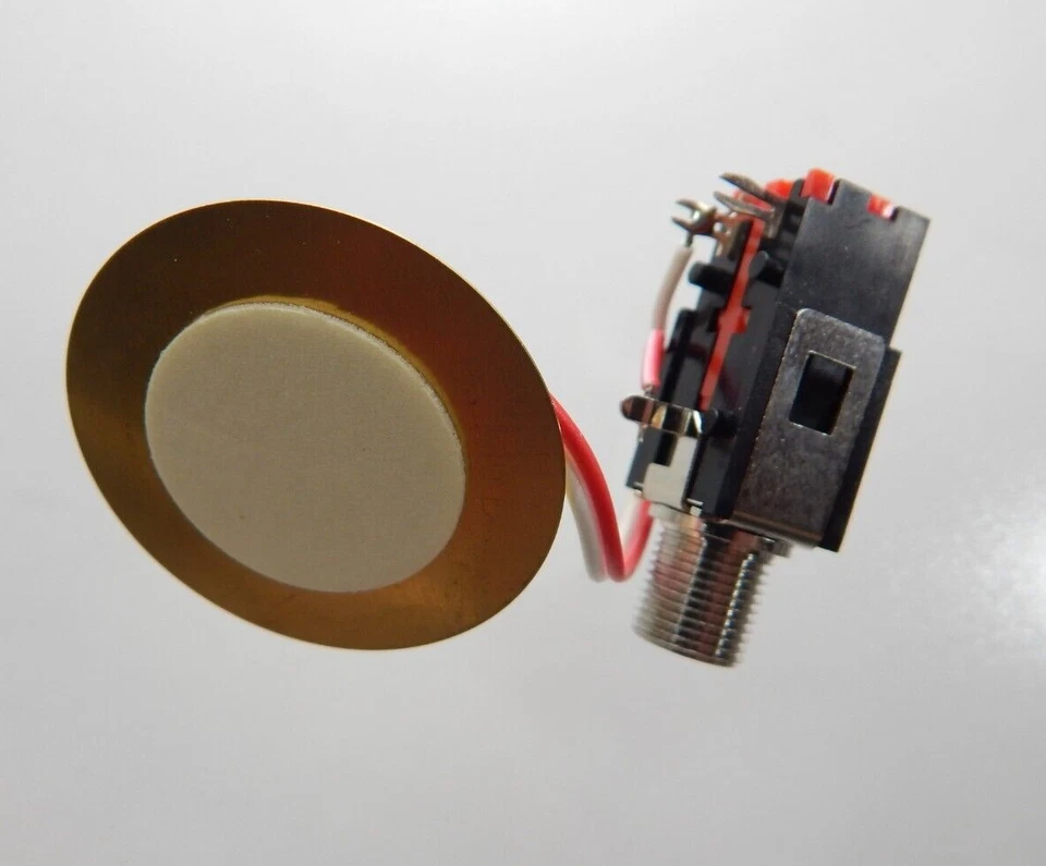 1990s ROLAND OCTAPAD ELECTRONIC DRUM SENSOR with JACK OEM NEW Original Part NOS Foto 3 de 4