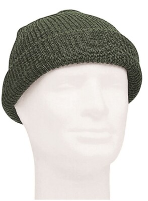 Mil-Tec US WATCH CAP WOLLE OLIV Wintermütze One Size Strickmütze Beanie NEU