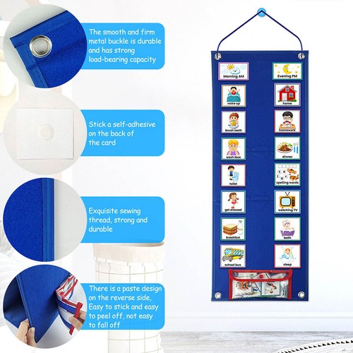 Visual Timetable For Kids Visual Schedule Routine Planner for Children, Autism - Picture 6 of 14