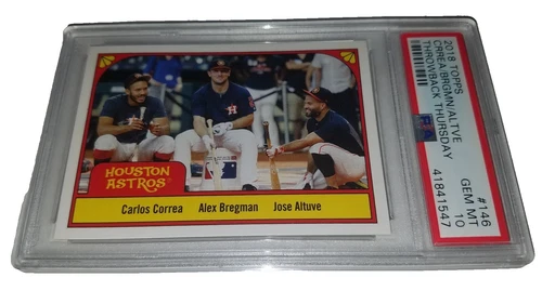 Topps Alex Bregman Baseball Sports Trading Cards & Accessories