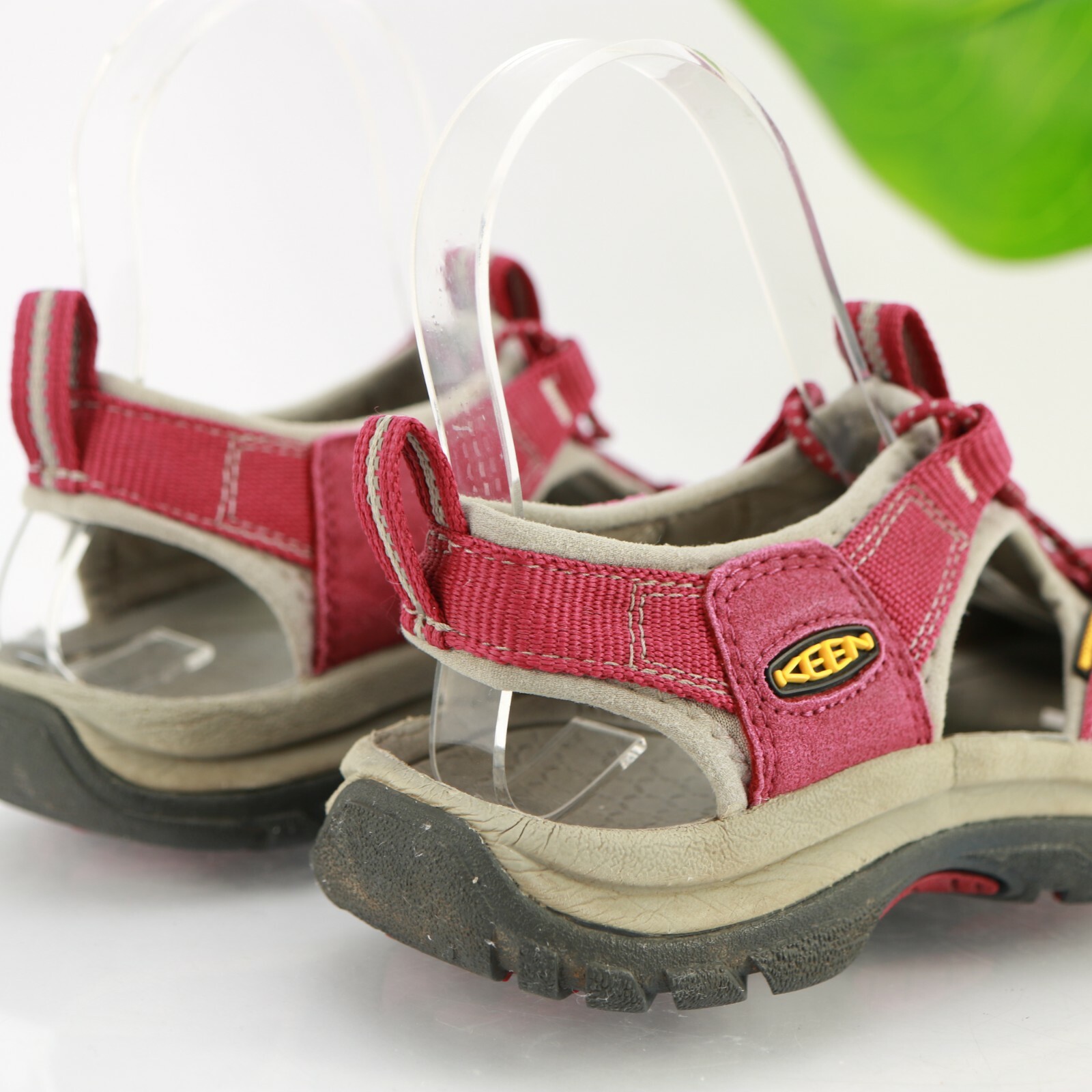 Sandalo Keen donna Venezia H2 taglia 5 rosso pescatore escursionismo outdoor punta cappuccio scarpa