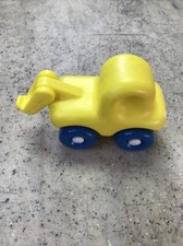 Vintage Little Tikes Toddler My First Wheels Yellow Tow Truck Chunky - Fast Ship
