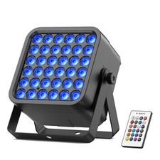 72W Rechargeable 36LED RGB Battery Par Stage Light Party DJ Xmas Show Wireles