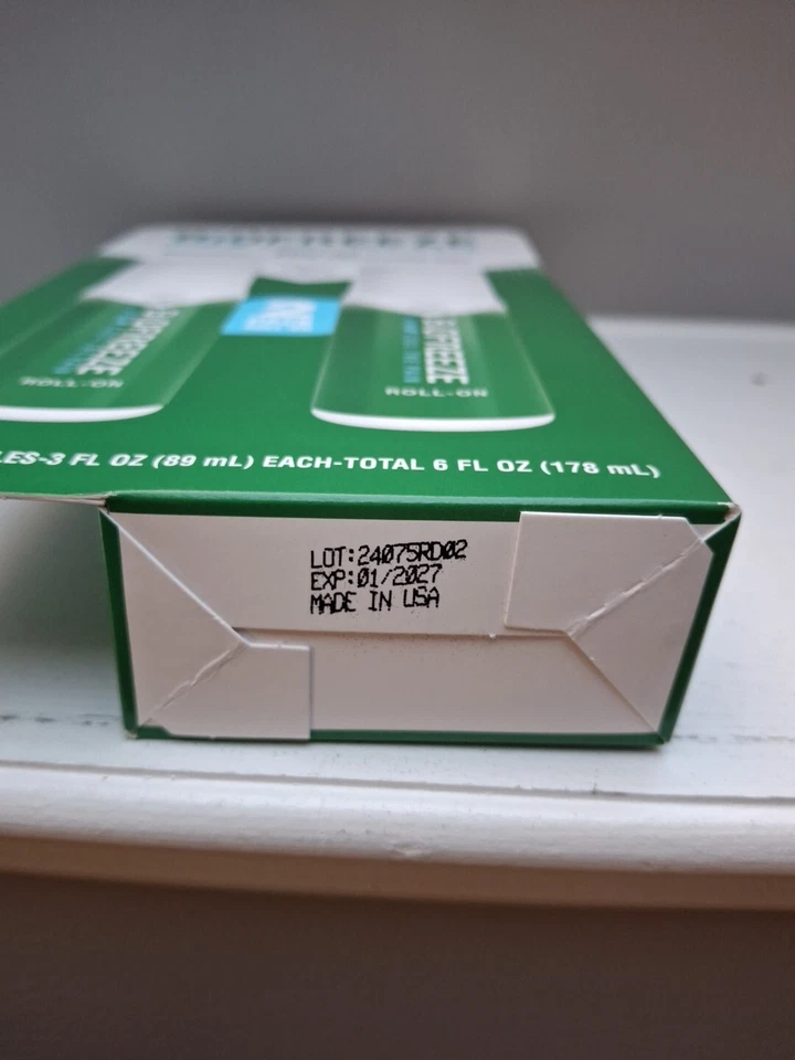 2 PACK Biofreeze Roll-On Pain-Relieving Gel 3 FL OZ, Colorless Topical Pain - Image 3 of 4