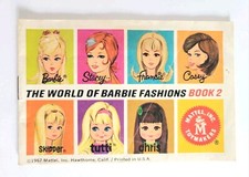Vintage 1967 Mattel The World Of Barbie Fashions Booklet-Book 2 Good Condition