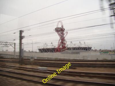 Photo 6x4 View of the Olympic Stadium and Arcelo-Mittal Orbit sculpture f c2013