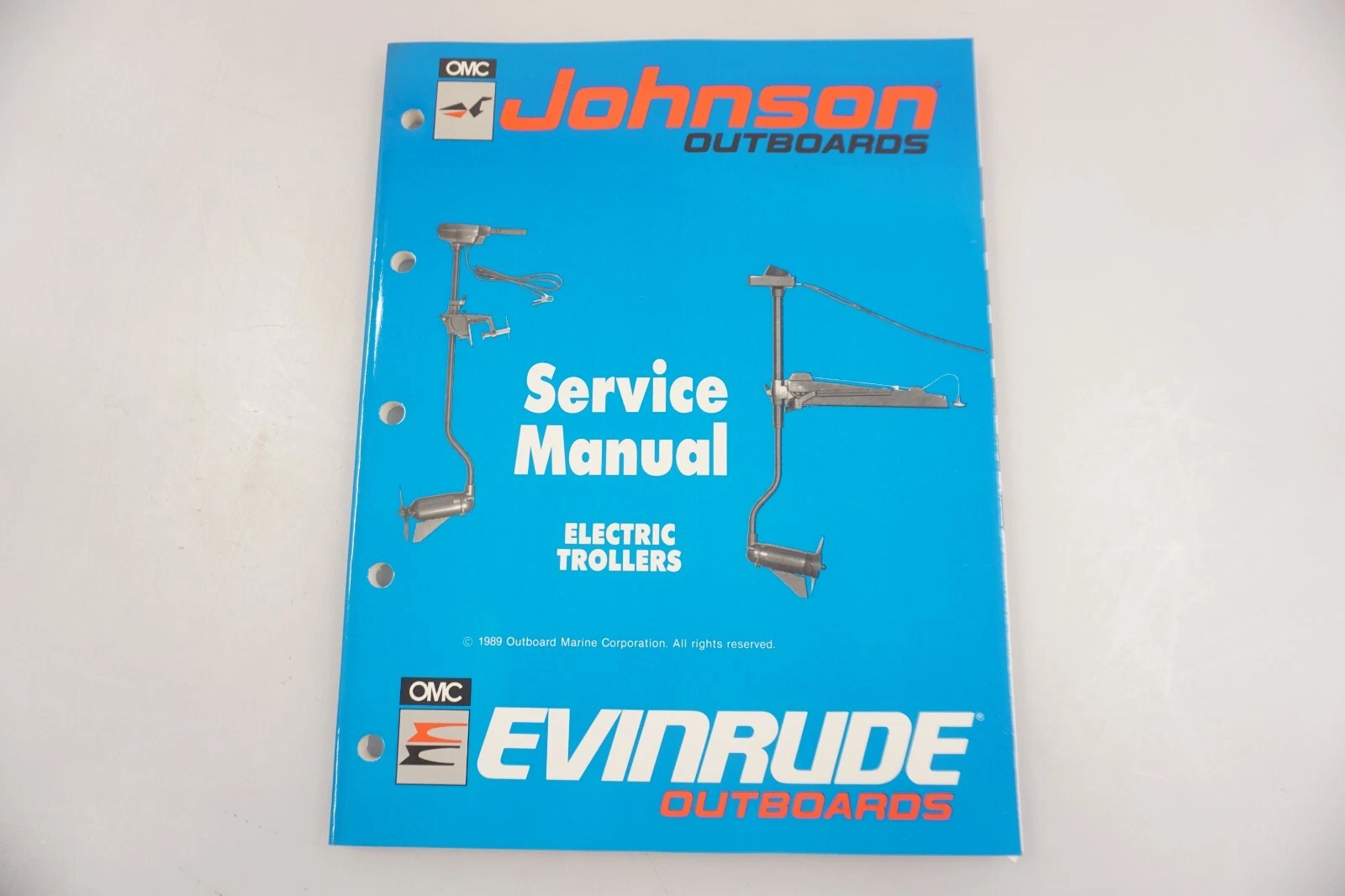 1990 Evinrude Johnson Outboards Electric Trollers Service Shop Manual 507869