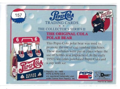 1995 Pepsi-Cola Trading Cards -The Original Cola Polar Bear | eBay