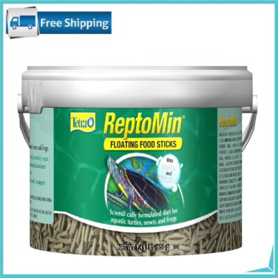 Tetra ReptoMin Floating Food Sticks For AQUATIC TURTLES NEWTS & FROG, 1.43 Lb.